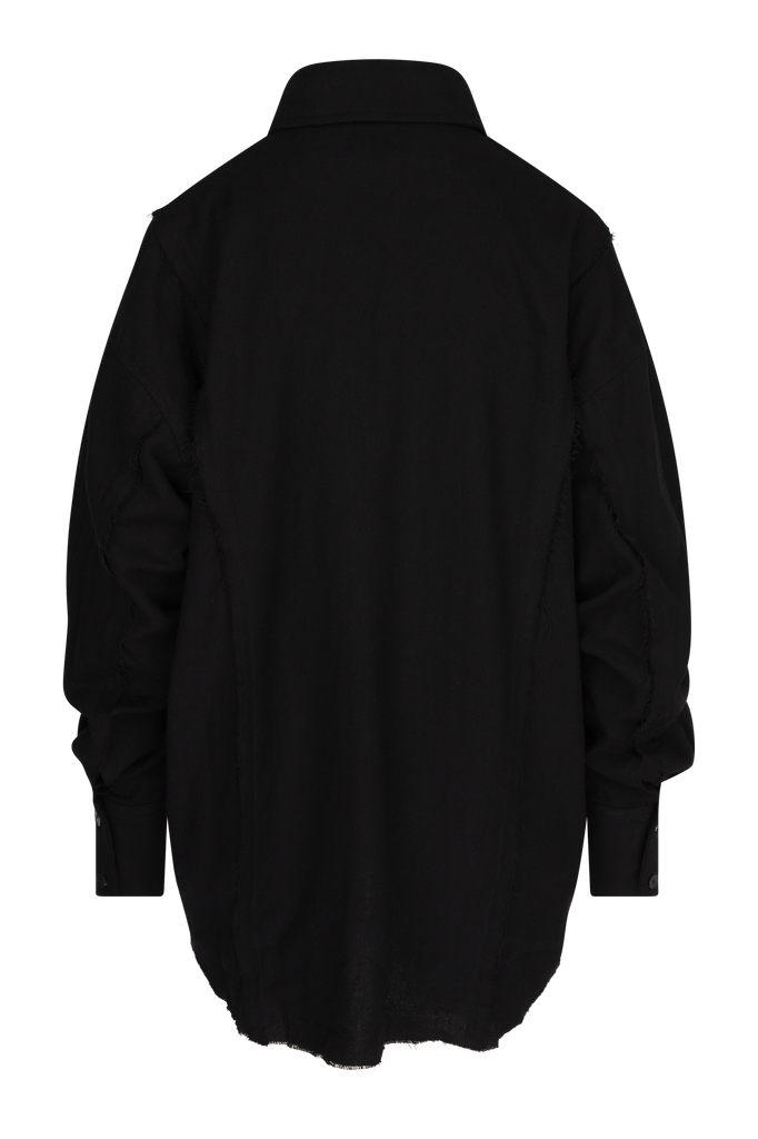 Denim Black Shirtdress