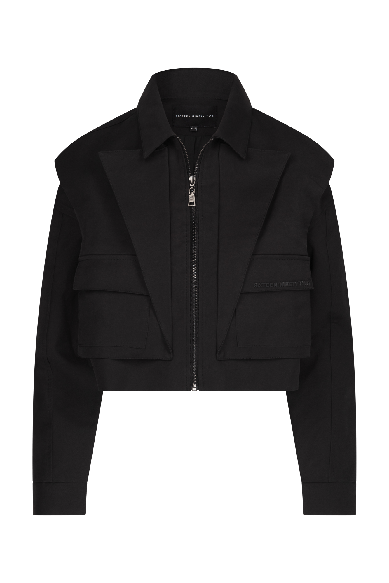 Double Layered Black Jacket – Sixteen Ninety Two