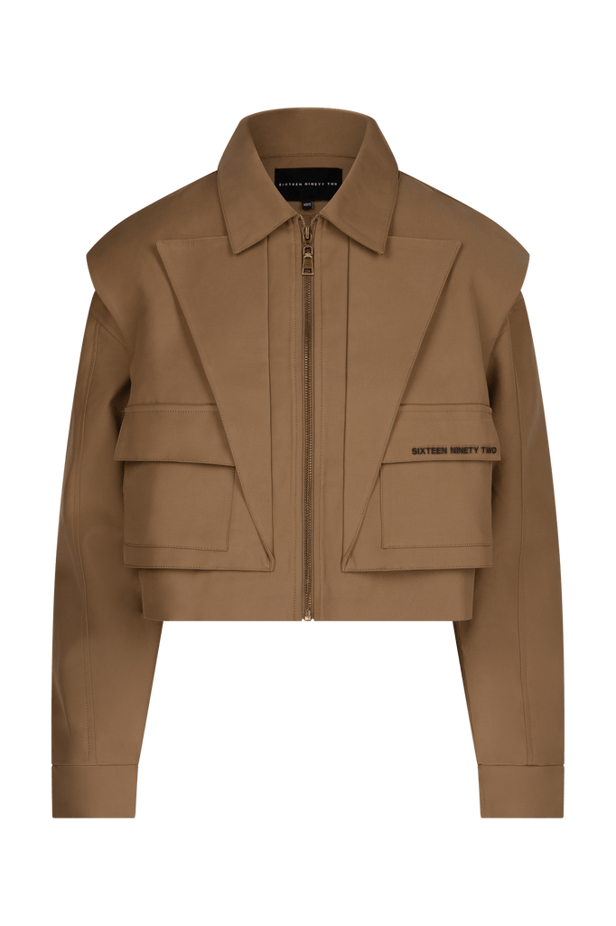 Double Layered Beige Jacket