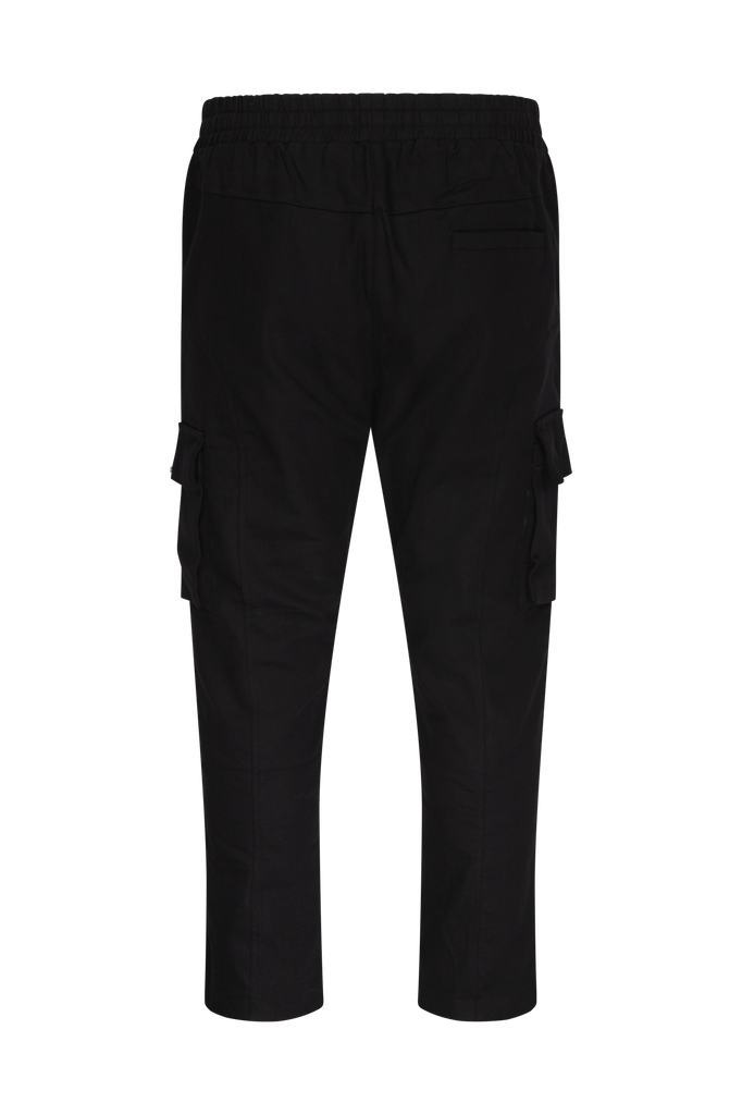 Black Cargo Trousers